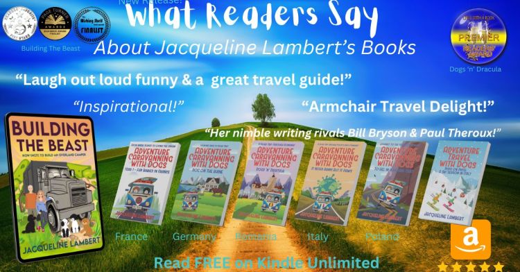 Image of Jacqueline Lambert's award winning books with reader reviews