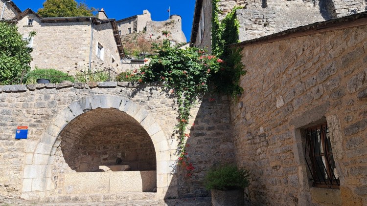 The lavoir - the communal washing area in Sévérac-le-Château 