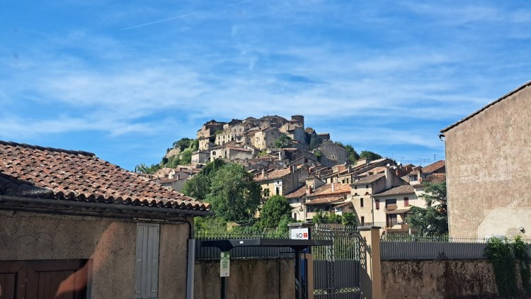 Cordes-sur-Ciel a medieval hilltop bastide town in southern france